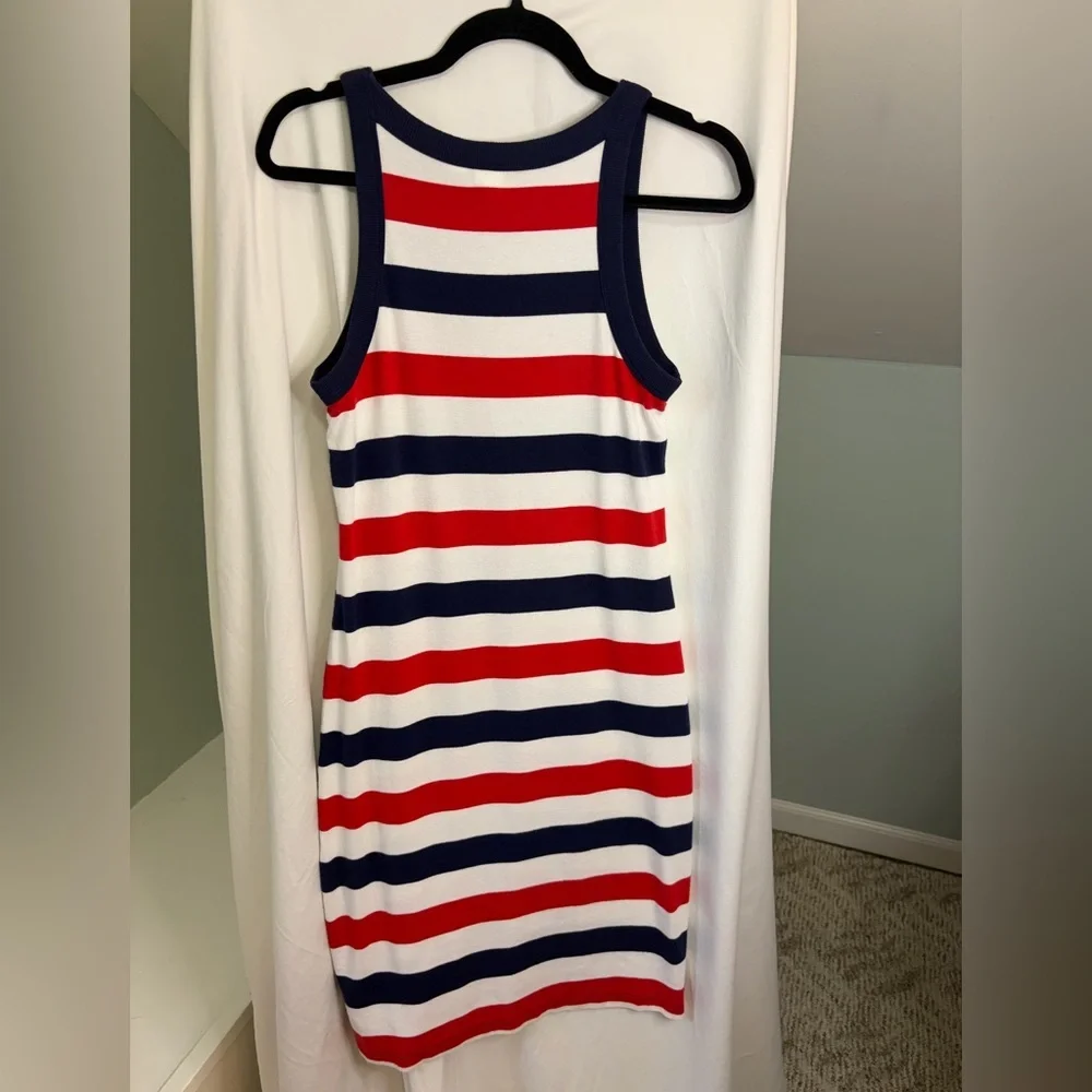 GAP Sleeveless Striped Dress - Red, Navy & White size small